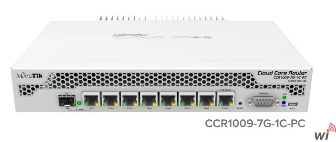 CCR1009-7G-1C-PC CloudCore Router