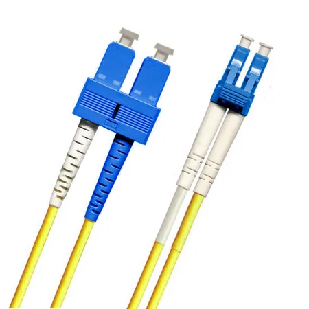 LC - SC FIBER PATCH CABLE SM - 15 MT