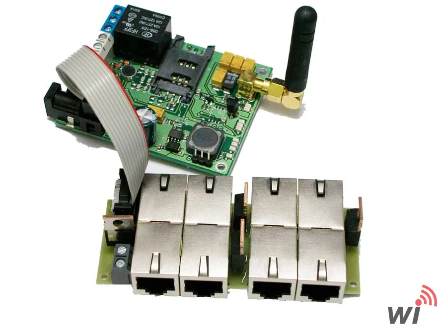 LAN GSM EK POE Modülü