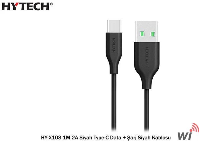 Hytech-HY-X103-1M-2A-Type-C-Data+Şarj